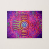 Psychedelische Symbole Puzzle (Horizontal)