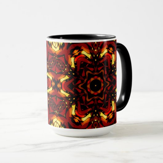 Psychedelische Tasse (VorderseiteRechts)