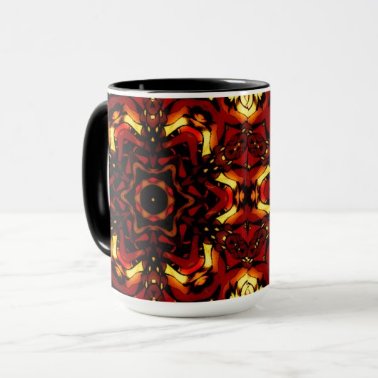 Psychedelische Tasse (Vorderseite Links)