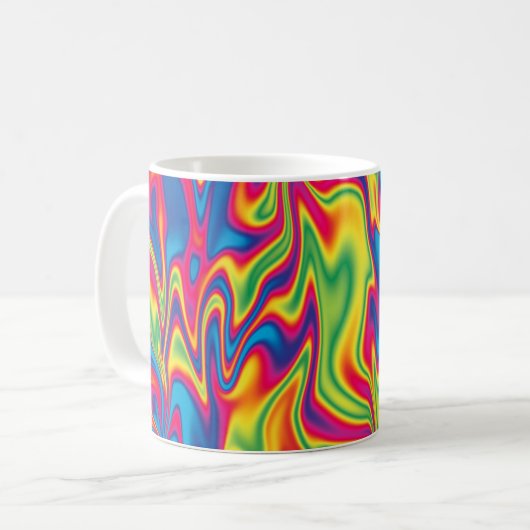 Psychedelische Tasse (Vorderseite Links)