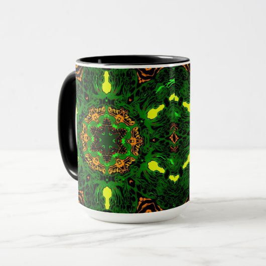 Psychedelische Tasse (Vorderseite Links)
