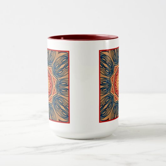 Psychedelische Tasse (Zentrum)
