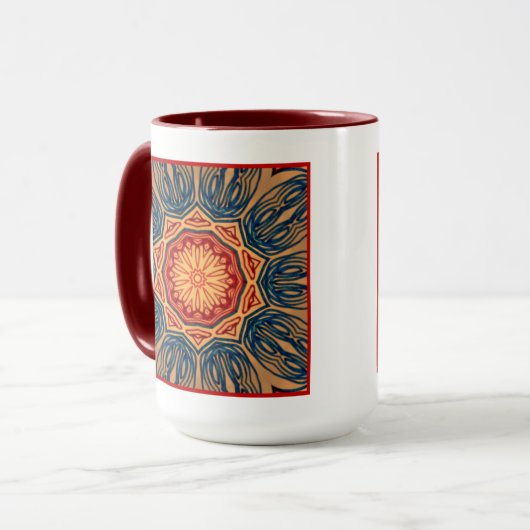 Psychedelische Tasse (Vorderseite Links)