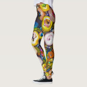 Psychedelische Tasten und Sequenzen Leggings (Links)