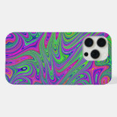 psychedelische Texturen iPhone Hülle (Rückseite (Horizontal))