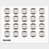 Psychedelische Tie Dye Gefallen Sticker (Blatt)