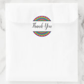 Psychedelische Tie Dye Gefallen Sticker (Tasche)