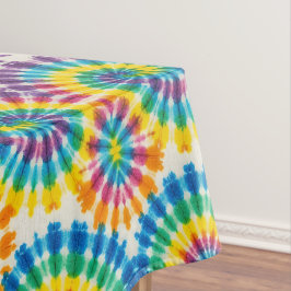 Psychedelische Tie Dye | Groovy Retro-Tischdecke Tischdecke