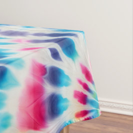 Psychedelische Tie Dye | Groovy Retro-Tischdecke Tischdecke