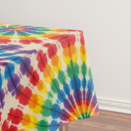 Psychedelische Tie Dye | Groovy Retro-Tischdecke Tischdecke