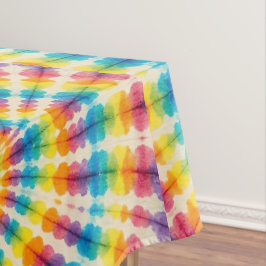 Psychedelische Tie Dye | Groovy Retro-Tischdecke Tischdecke