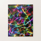 Psychedelische Trance Abstrakt Puzzle (Vertikal)