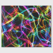 Psychedelische Trance Art Geschenkpapier (Flach)