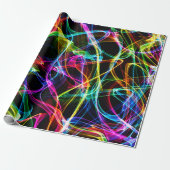Psychedelische Trance Art Geschenkpapier (Ungerollt)
