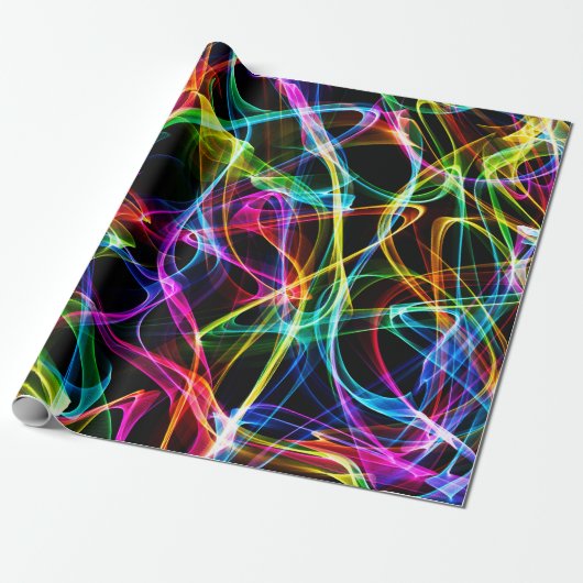 Psychedelische Trance Art Geschenkpapier (Ungerollt)