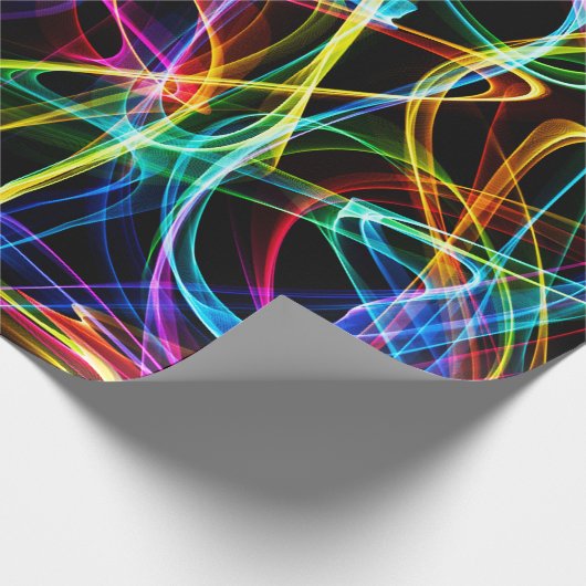 Psychedelische Trance Art Geschenkpapier (Ecke)