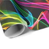 Psychedelische Trance Art Geschenkpapier (Rolleneckpunkt)