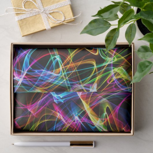 Psychedelische Trance Art Seidenpapier (Geschenk)