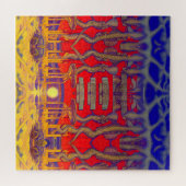 Psychedelische Traumwelt Puzzle (Horizontal)