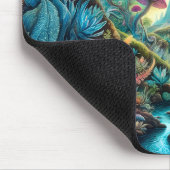 Psychedelische Traumwelt verzaubert Mousepad (Ecke)