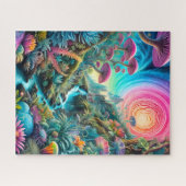 Psychedelische Traumwelt verzaubert Puzzle (Horizontal)