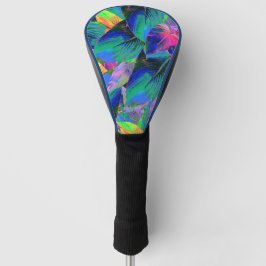 Psychedelische Tree-Blätter Golf Headcover