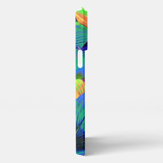 Psychedelische Tree-Blätter iPhone Hülle (Rechte Seite)