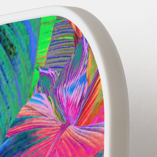 Psychedelische Tree-Blätter Pickleball Schläger (Linke Seite)