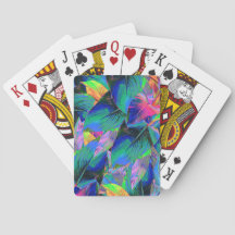 Psychedelische Tree-Blätter