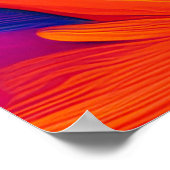 Psychedelische Trippy-Abstrakte Paint Splash Poster (Ecke)