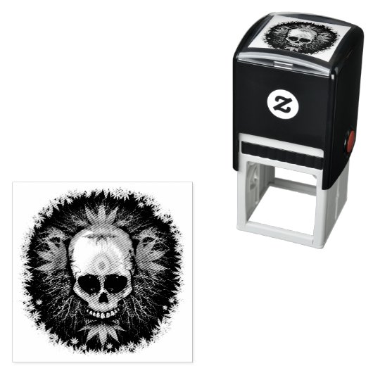 Psychedelische Trippy-Explosion-Tasse Permastempel (Beispiel)