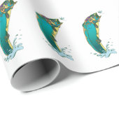 Psychedelische Trolle Geschenkpapier (Rolleneckpunkt)