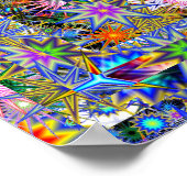 Psychedelische Überdosierung Poster (Ecke)