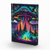 Psychedelische UFO Fantasy Art Fotoblock (Rechts)