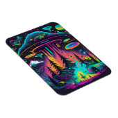 Psychedelische UFO Fantasy Art Magnet (Rechte Seite)