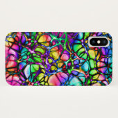 Psychedelische und farbenfrohe Linien Case-Mate iPhone Hülle (Rückseite (Horizontal))