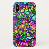 Psychedelische und farbenfrohe Linien Case-Mate iPhone Hülle (Rückseite)