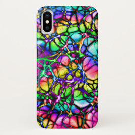 Psychedelische und farbenfrohe Linien Case-Mate iPhone Hülle