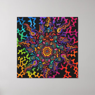 Psychedelische Vibes Leinwanddruck