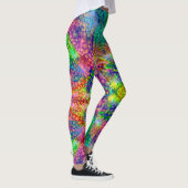 Psychedelische Vintage Kaleidoskop-   Leggings (Rechts)