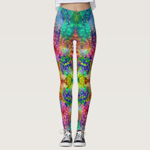 Psychedelische Vintage Kaleidoskop- Leggings