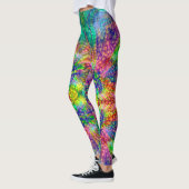 Psychedelische Vintage Kaleidoskop-   Leggings (Links)