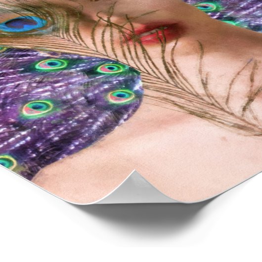 Psychedelische Vision Poster (Ecke)