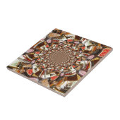 Psychedelische Vision von Brown Hues Fliese (Seite)