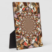 Psychedelische Vision von Brown Hues Fotoplatte (Seite)