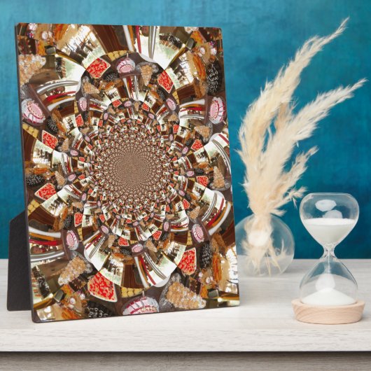 Psychedelische Vision von Brown Hues Fotoplatte (Seite)