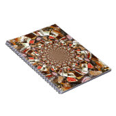 Psychedelische Vision von Brown Hues Notizblock (Rechte Seite)