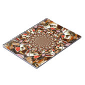 Psychedelische Vision von Brown Hues Notizblock (Linke Seite)