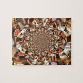 Psychedelische Vision von Brown Hues Puzzle (Horizontal)