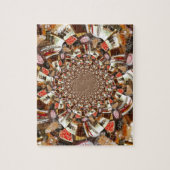 Psychedelische Vision von Brown Hues Puzzle (Vertikal)